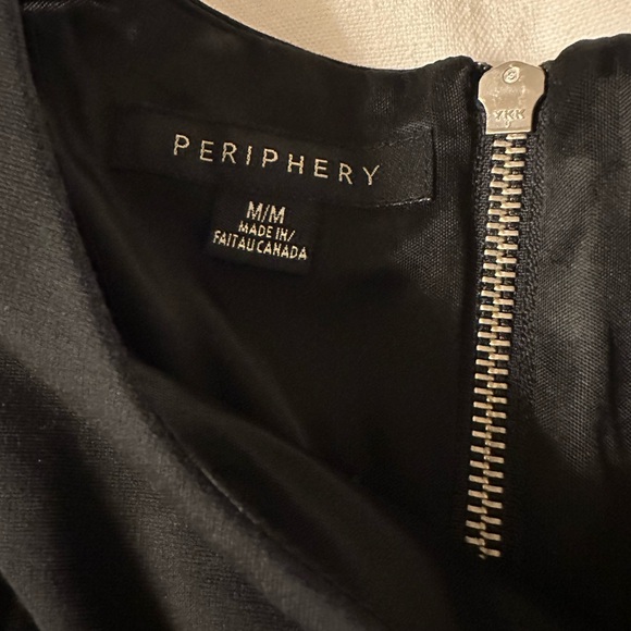 Periphery black Split Dress Canadian made - Picture 5 of 5